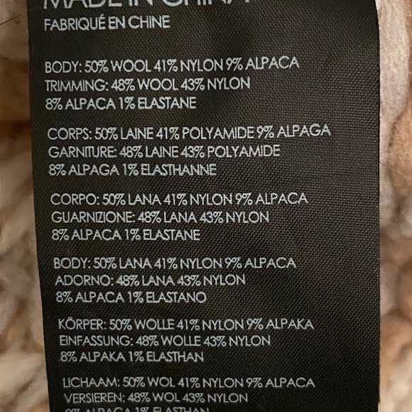 Club Monaco Tumblinah Fair Isle Sweater Medium - Picture 4 of 6